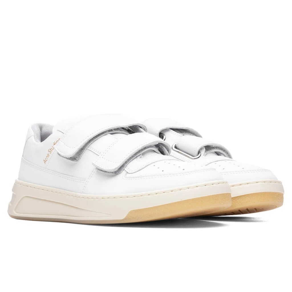 Acne Studios Perey Velcro Strap Sneakers - White 2 Acne Studios Perey Velcro Strap Sneakers - White - Image 2
