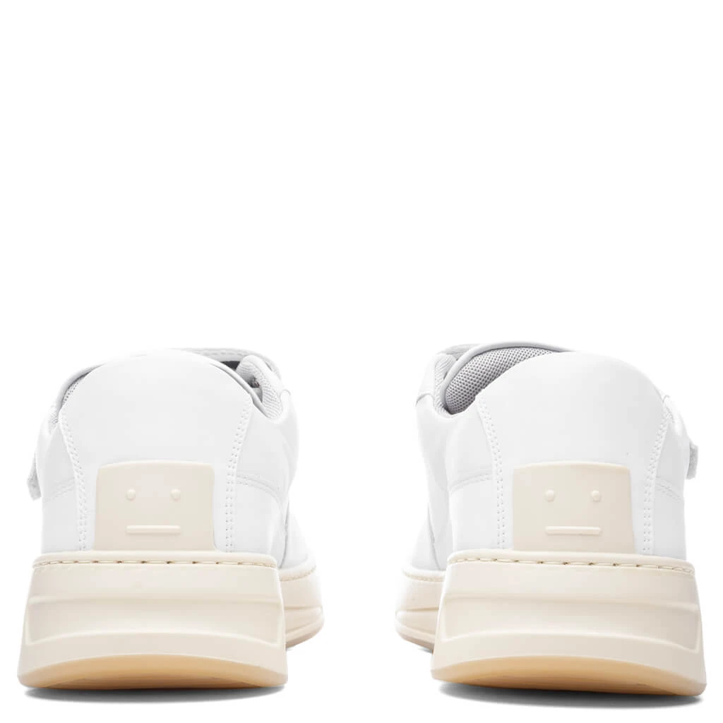 Acne Studios Perey Velcro Strap Sneakers - White 4 Acne Studios Perey Velcro Strap Sneakers - White - Image 4