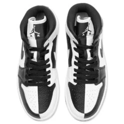Air Jordan 1 Mid SE Women's - White/Black/White 8 Air Jordan 1 Mid SE Women's - White/Black/White -Best Shoes Shop Air Jordan 1 Mid SE Women s White Black White DR0501 101 11 04 22 S NF Feature 35