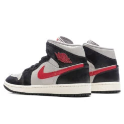 Air Jordan 1 Mid Women's - Black/Gym Red/College Grey -Best Shoes Shop Air Jordan 1 Mid Women s Black Gym Red College Grey BQ6472 060 08 02 23 Feature KN 5