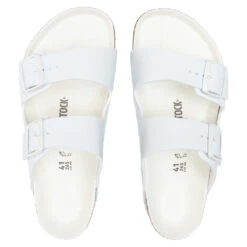 Birkenstock Wide Arizona Birko-Flor - White 9 Birkenstock Wide Arizona Birko-Flor - White -Best Shoes Shop Birkenstock Arizona Birko Flor White 1019061 03 22 2021 01 5