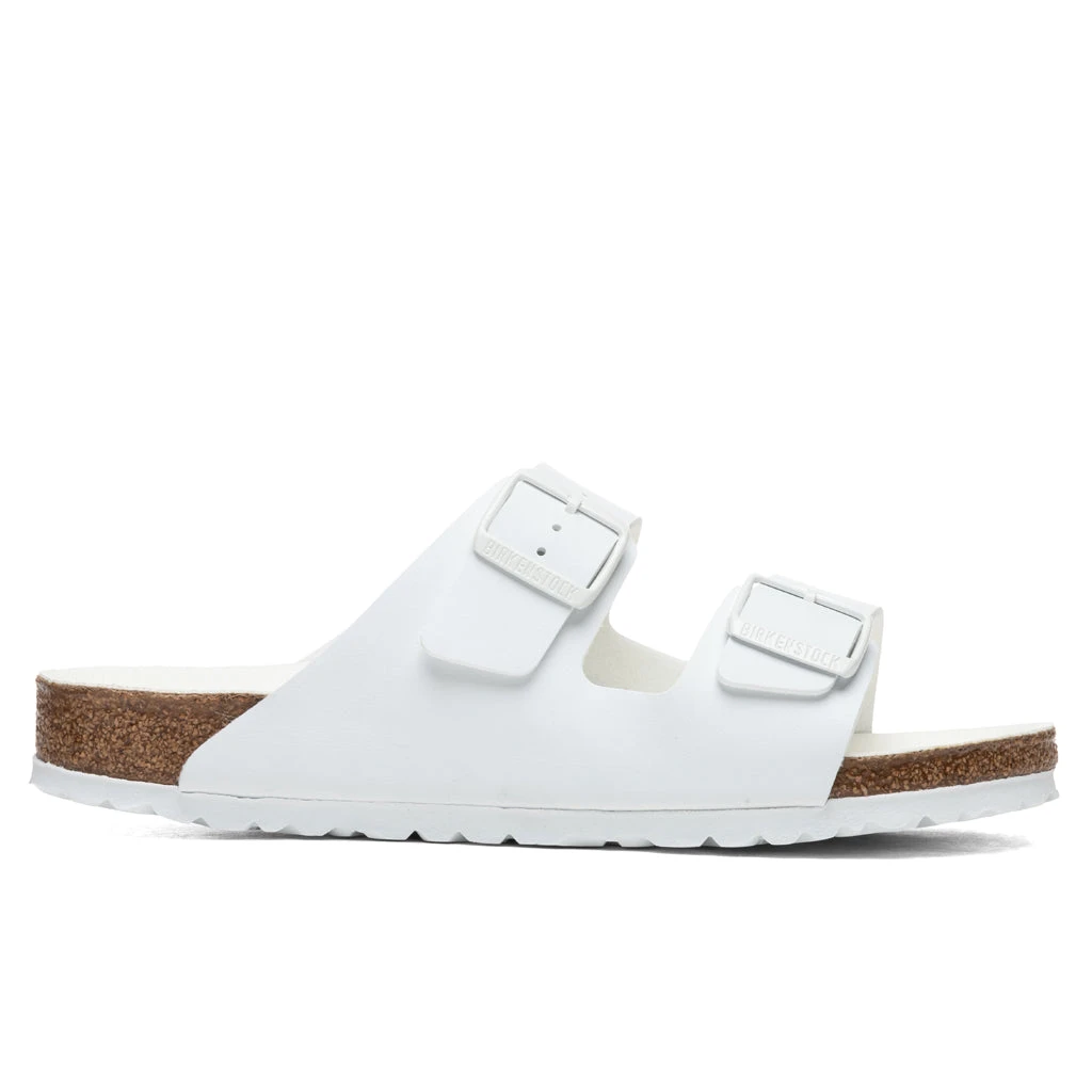 Birkenstock Wide Arizona Birko-Flor - White 1 Birkenstock Wide Arizona Birko-Flor - White