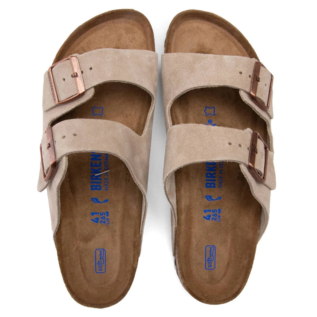 Birkenstock Narrow Arizona Soft Footbed - Taupe 2 Birkenstock Narrow Arizona Soft Footbed - Taupe - Image 2