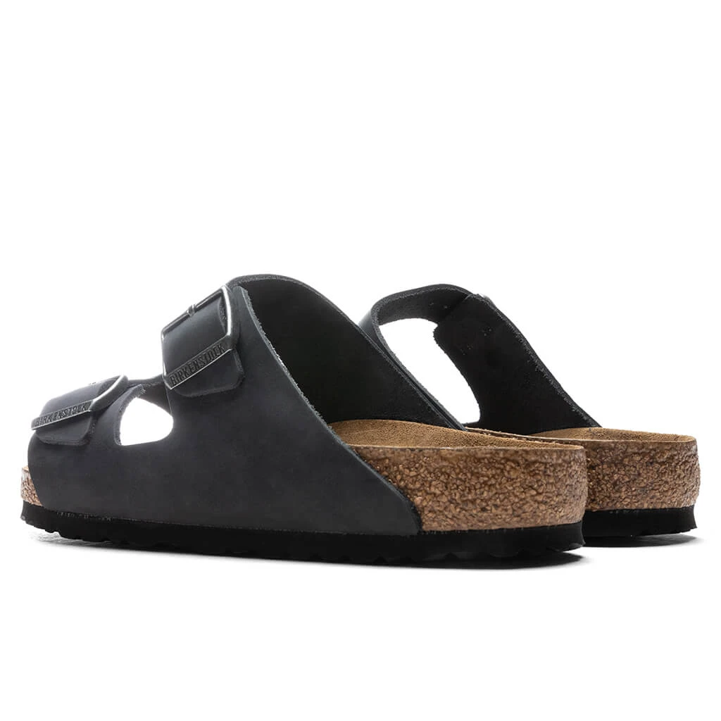 Birkenstock Wide Arizona Soft Footbed - Black 4 Birkenstock Wide Arizona Soft Footbed - Black - Image 4