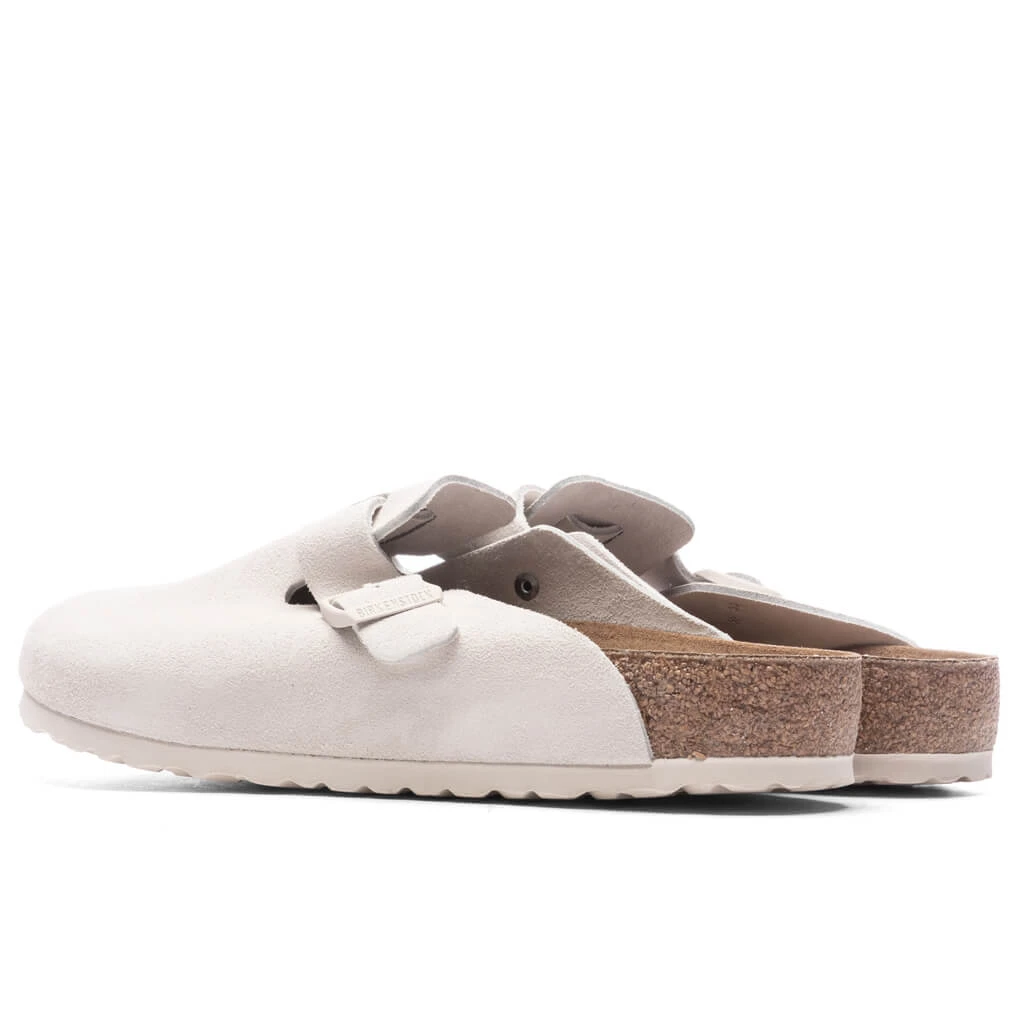 Birkenstock Wide Boston - Antique White 3 Birkenstock Wide Boston - Antique White - Image 3