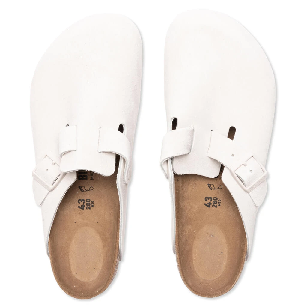Birkenstock Wide Boston - Antique White 2 Birkenstock Wide Boston - Antique White - Image 2