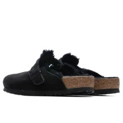 Birkenstock Wide Boston Shearling - Black -Best Shoes Shop Birkenstock Wide Boston Shearling Black 0259881 07 09 2021 01 3