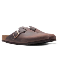 Birkenstock Wide Boston Soft Bed - Habana Oil -Best Shoes Shop Birkenstock Wide Boston Soft Bed Habana Oil 0159711 06 22 22 Feature JM 2