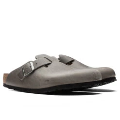 Birkenstock Wide Boston Soft Footbed - Iron 7 Birkenstock Wide Boston Soft Footbed - Iron -Best Shoes Shop Birkenstock Wide Boston Soft Footbed Iron 1013255 10 16 2021 01 2