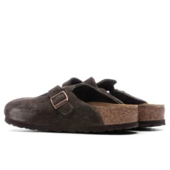 Birkenstock Wide Boston Soft Footbed Suede - Mocha 7 Birkenstock Wide Boston Soft Footbed Suede - Mocha -Best Shoes Shop Birkenstock Wide Boston Soft Footbed Mocha 0660461 03 05 23 Feature VR 4