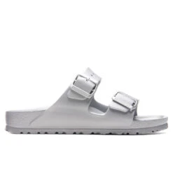 Birkenstock Women's Narrow Arizona Essentials Eva - Metallic Silver