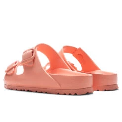 Birkenstock Women's Narrow Arizona Eva - Coral Peach -Best Shoes Shop Birkenstock Women s Narrow Arizona Eva Coral Peach 1022511 03 10 22 Feature 3
