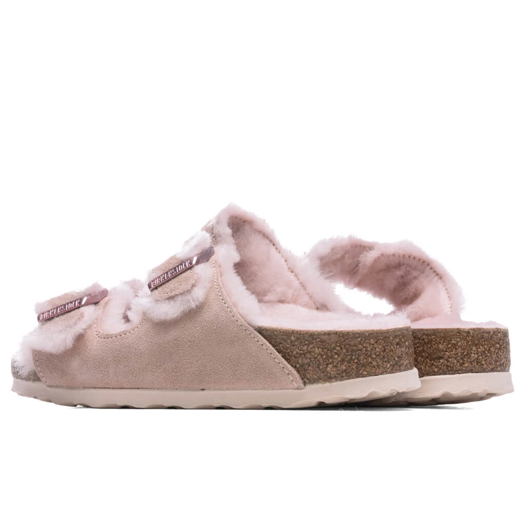 Birkenstock Women's Narrow Arizona Shearling - Light Rose 4 Birkenstock Women's Narrow Arizona Shearling - Light Rose - Image 4