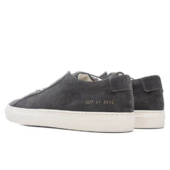 Common Projects Achilles Low In Suede - Washed Black -Best Shoes Shop CommonProjectsAchillesLowinSuede WashedBlack2327 0514 3