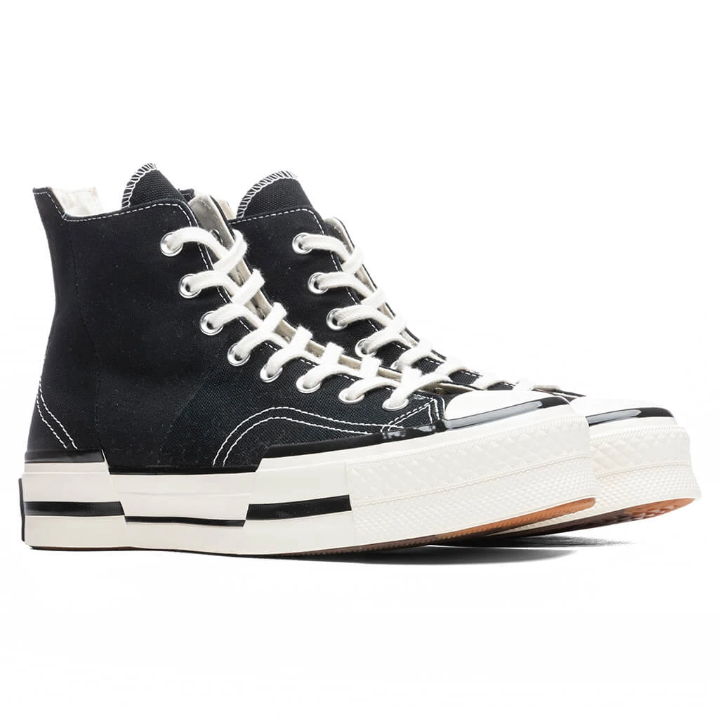 Converse Chuck '70 Hi Plus - Black/Egret/Black 2 Converse Chuck '70 Hi Plus - Black/Egret/Black - Image 2