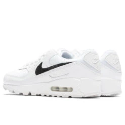 Nike Women's Air Max 90 - White/Black -Best Shoes Shop DZ5212 100 Nike Women s Air Max 90 White Black 12 11 22 Feature JM 5