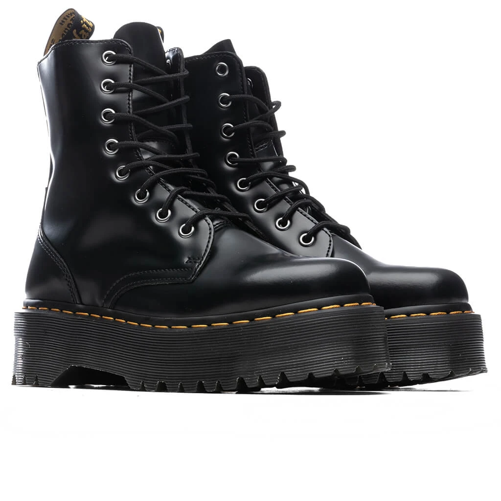 Dr. Martens Women's Jadon Smooth Leather Platform Boots - Black 2 Dr. Martens Women's Jadon Smooth Leather Platform Boots - Black - Image 2