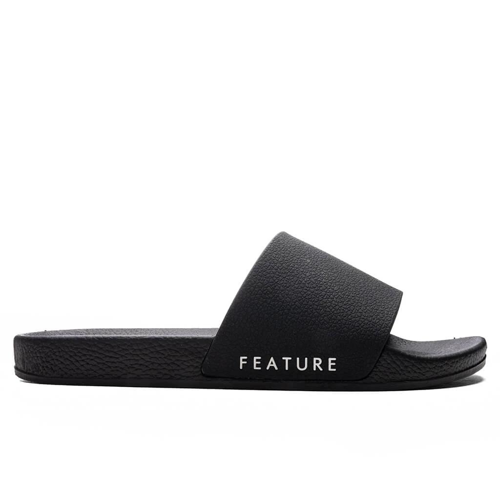 Cabana Slides - Black 1 Cabana Slides - Black