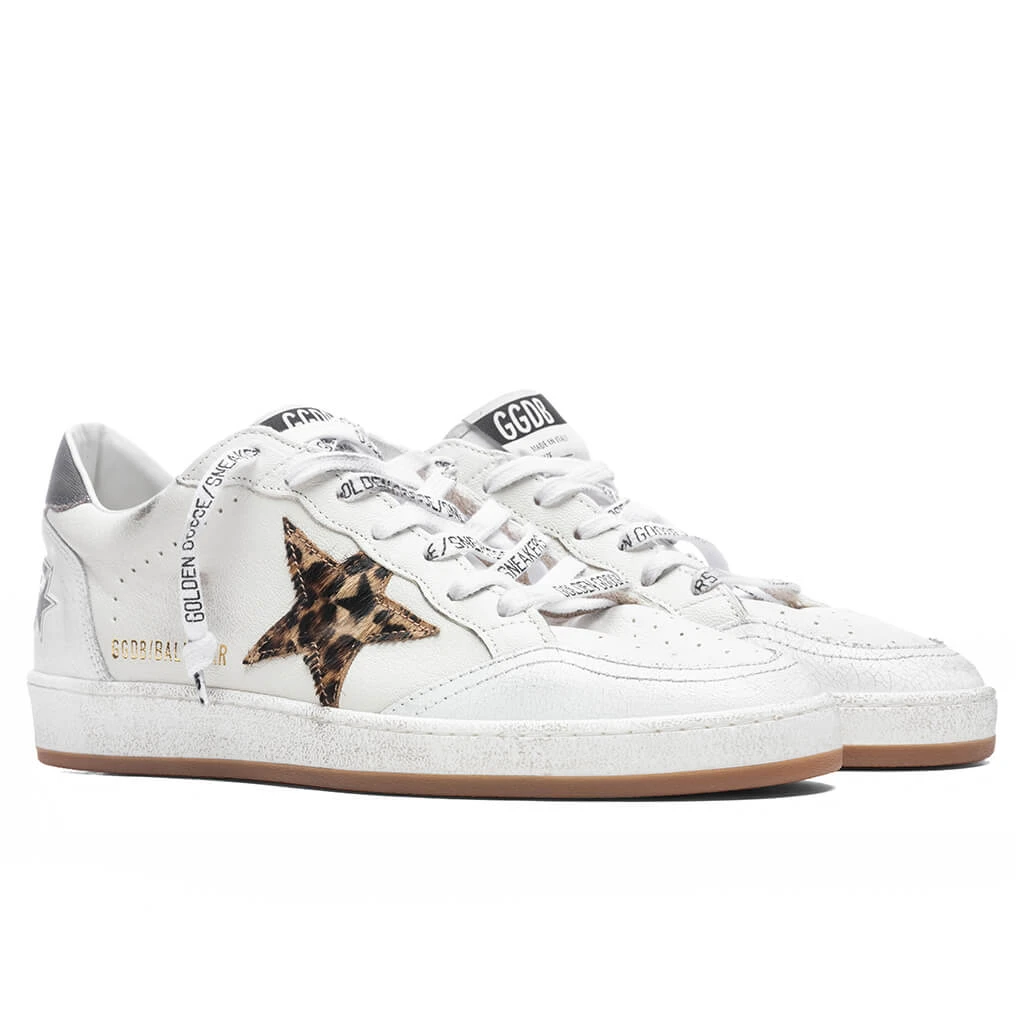 Golden Goose Ball Star - White/Beige Brown/Black Leo 2 Golden Goose Ball Star - White/Beige Brown/Black Leo - Image 2