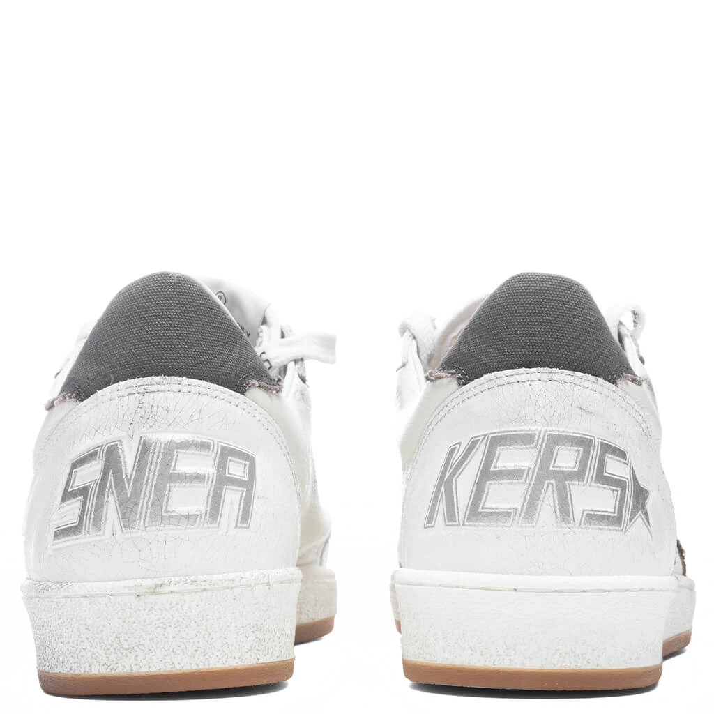 Golden Goose Ball Star - White/Beige Brown/Black Leo 4 Golden Goose Ball Star - White/Beige Brown/Black Leo - Image 4