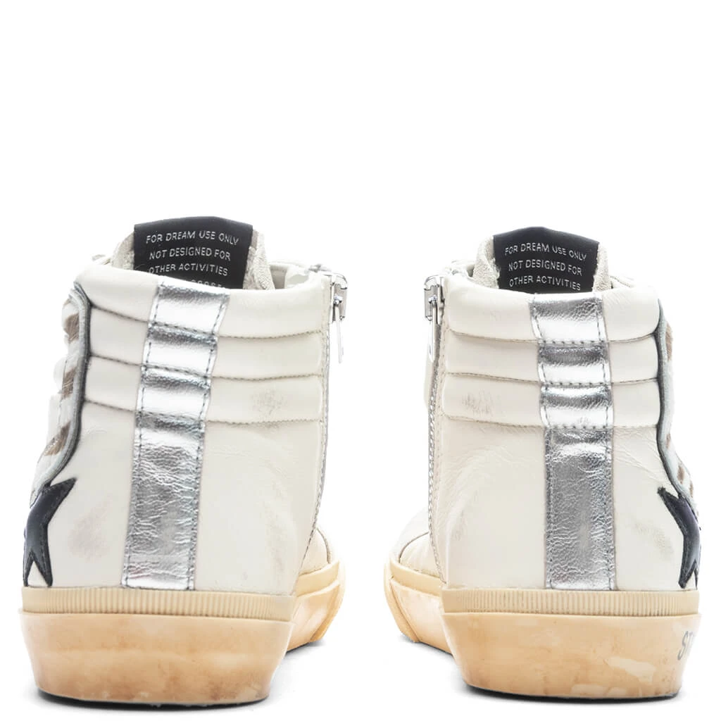 Golden Goose Women's Slide Leather Star - Beige/Black/Silver 4 Golden Goose Women's Slide Leather Star - Beige/Black/Silver - Image 4