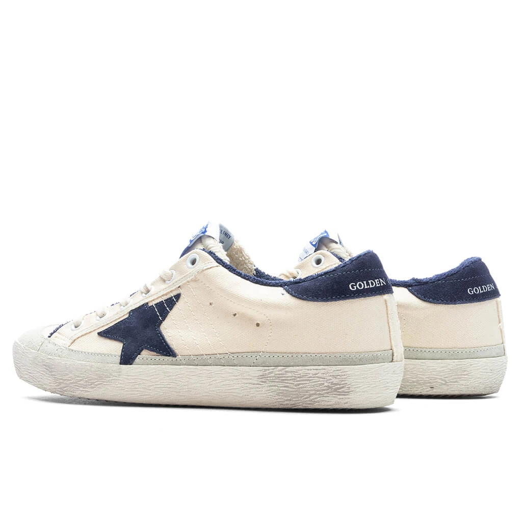 Golden Goose Women's Super Star Suede Star - Cream/Blue 3 Golden Goose Women's Super Star Suede Star - Cream/Blue - Image 3