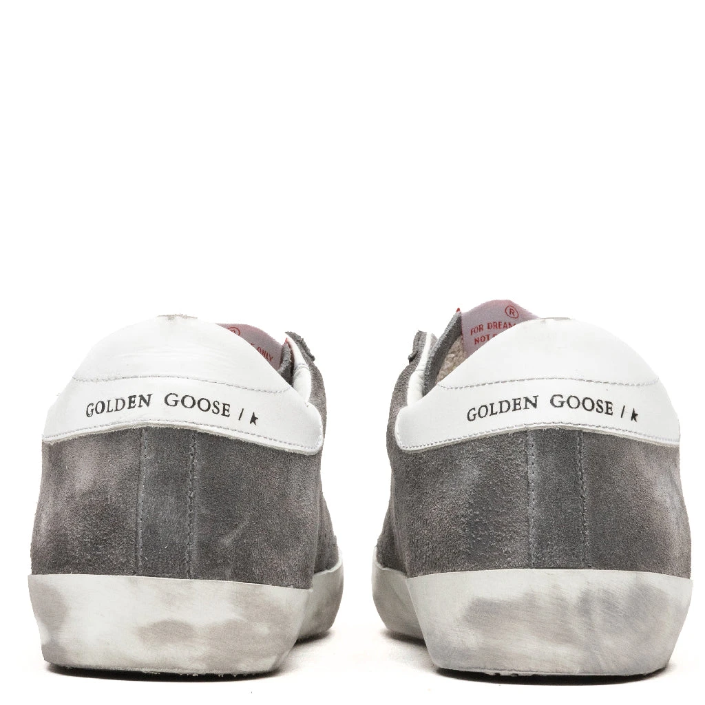 Golden Goose Super-Star Sneakers - Grey/Turquoise 4 Golden Goose Super-Star Sneakers - Grey/Turquoise - Image 4