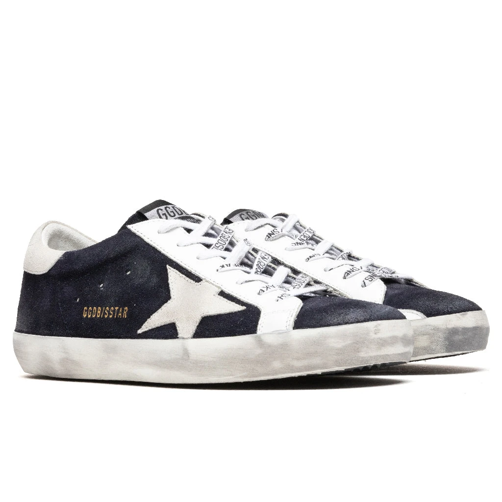 Golden Goose Super-Star Sneakers - Night Blue/Ice 2 Golden Goose Super-Star Sneakers - Night Blue/Ice - Image 2