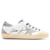 Golden Goose Women's Superstar Toe Star And Spur - White/Taupe/Silver
