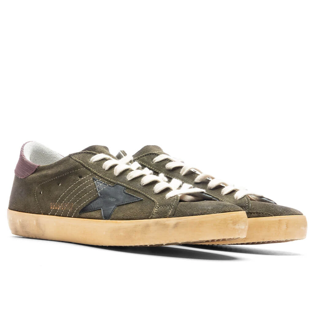 Golden Goose Super-Star Sneakers - Green/Black/Bordeaux 2 Golden Goose Super-Star Sneakers - Green/Black/Bordeaux - Image 2