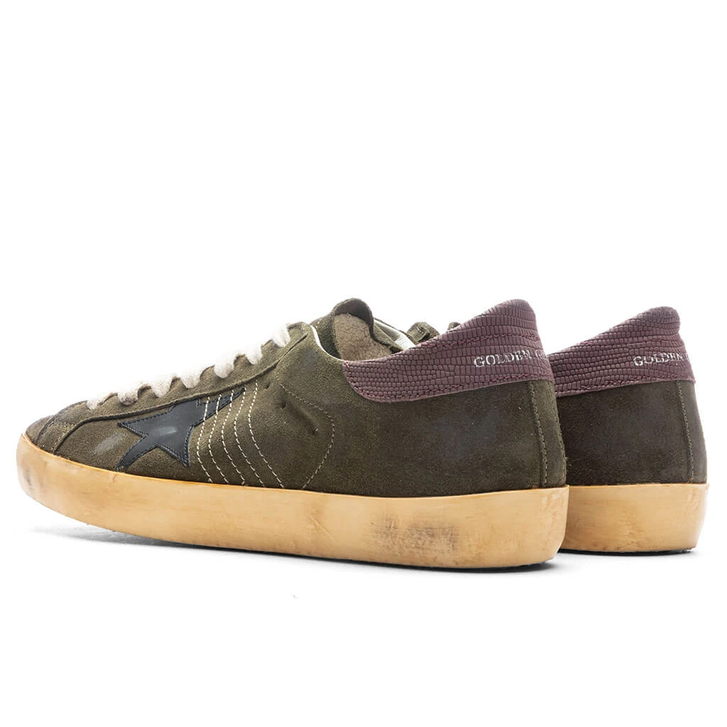 Golden Goose Super-Star Sneakers - Green/Black/Bordeaux 3 Golden Goose Super-Star Sneakers - Green/Black/Bordeaux - Image 3