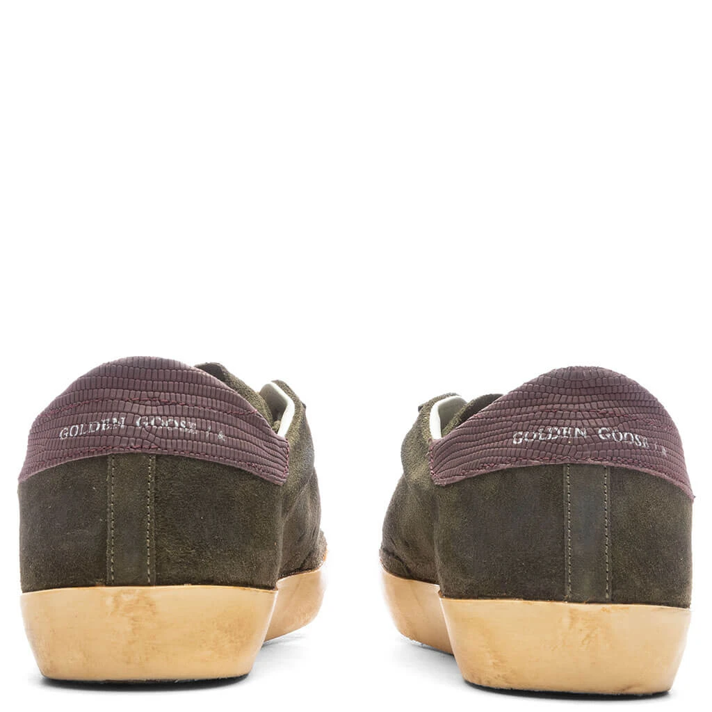 Golden Goose Super-Star Sneakers - Green/Black/Bordeaux 4 Golden Goose Super-Star Sneakers - Green/Black/Bordeaux - Image 4