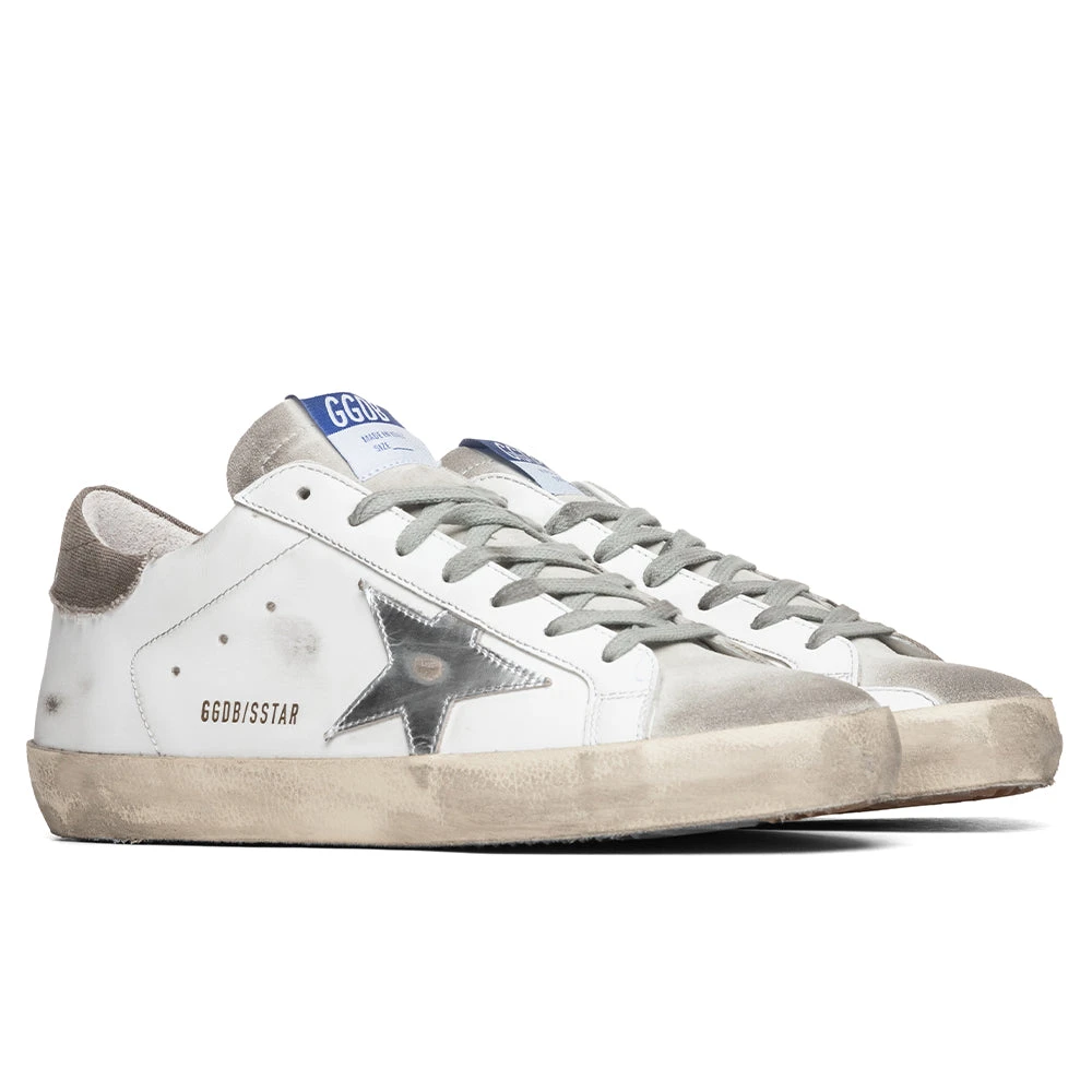 Golden Goose Super-Star Sneakers - White Ice/Silver 2 Golden Goose Super-Star Sneakers - White Ice/Silver - Image 2
