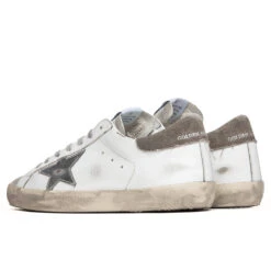 Golden Goose Super-Star Sneakers - White Ice/Silver 6 Golden Goose Super-Star Sneakers - White Ice/Silver -Best Shoes Shop Golden Goose Super Star White Ice Silver Dark GMF00101.F001149.10511 02 27 2021 01 3