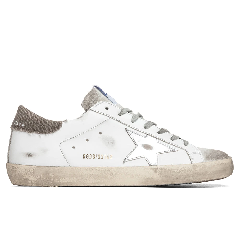 Golden Goose Super-Star Sneakers - White Ice/Silver 1 Golden Goose Super-Star Sneakers - White Ice/Silver