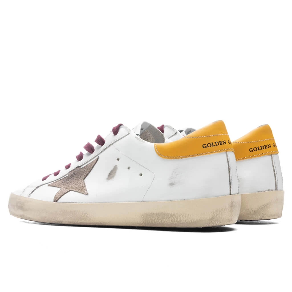 Golden Goose Super-Star Sneakers - White/Beige/Golden Glow 3 Golden Goose Super-Star Sneakers - White/Beige/Golden Glow - Image 3