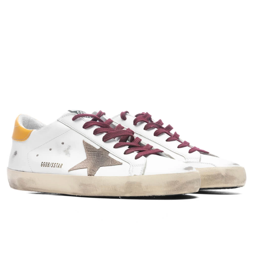 Golden Goose Super-Star Sneakers - White/Beige/Golden Glow 2 Golden Goose Super-Star Sneakers - White/Beige/Golden Glow - Image 2