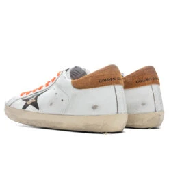 Golden Goose Super-Star Sneakers - White/Camouflage Green/Cognac -Best Shoes Shop Golden Goose Superstar White Camouflage Green Cognac GMF00270.F002550.10904 01 16 2022 01 3