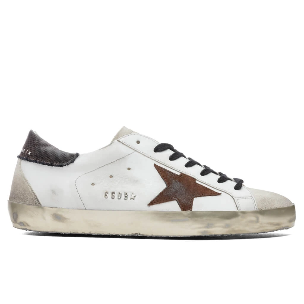 Golden Goose Super-Star Sneakers - White/Chestnut 1 Golden Goose Super-Star Sneakers - White/Chestnut