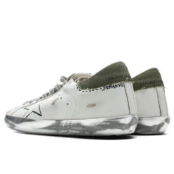 Golden Goose Super-Star Sneakers - White/Military Green 6 Golden Goose Super-Star Sneakers - White/Military Green -Best Shoes Shop Golden Goose Superstar White Military Green GMF00270.F002544.10781 01 16 2022 01 3