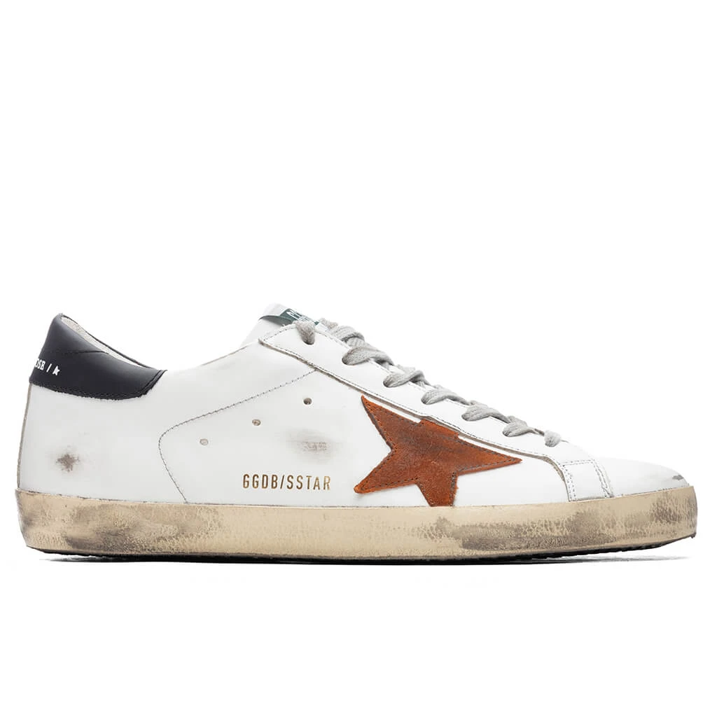 Golden Goose Super-Star Sneakers - White/Orange 1 Golden Goose Super-Star Sneakers - White/Orange