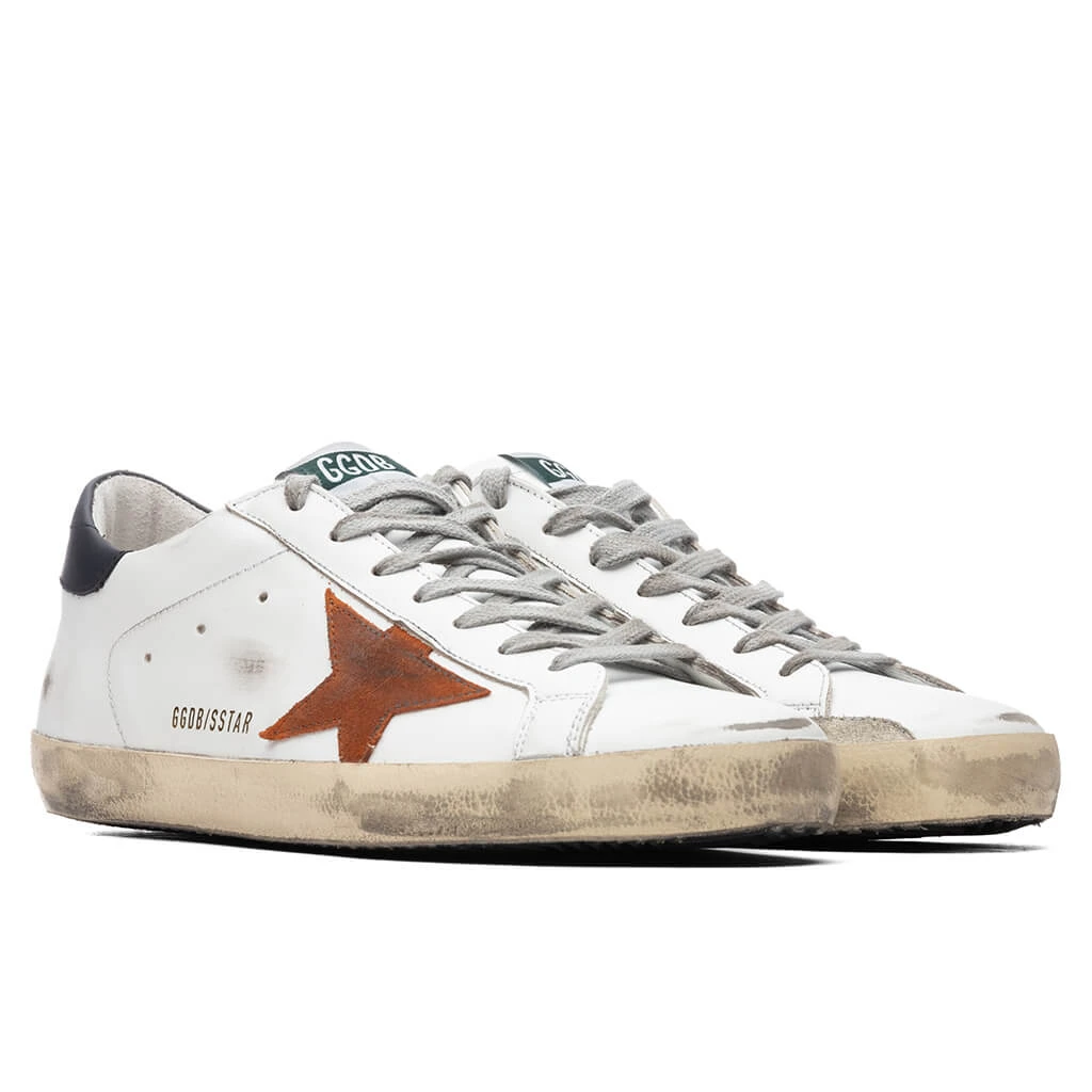 Golden Goose Super-Star Sneakers - White/Orange 2 Golden Goose Super-Star Sneakers - White/Orange - Image 2