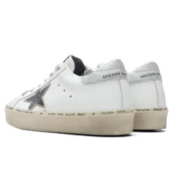 Golden Goose Women's Hi Star Laminated - White/Silver -Best Shoes Shop Golden Goose Women s Hi Star Laminated White Silver GWF00118.F000329.80185 01 29 2022 01 3