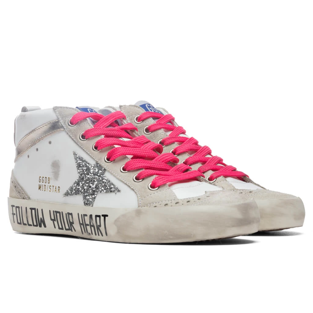 Golden Goose Women's Mid Star - White/Ice 2 Golden Goose Women's Mid Star - White/Ice - Image 2