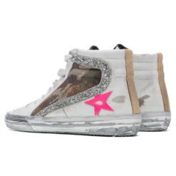 Golden Goose Women's Slide - White/Green Camouflage/Silver 6 Golden Goose Women's Slide - White/Green Camouflage/Silver -Best Shoes Shop Golden Goose Women s Slide White Green Camouflage Silver GWF00116.F001966.10752 08 28 2021 01 3