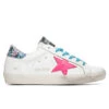 Golden Goose Women's Super-Star Sneakers - Milk/Fuchsia Fluorescent