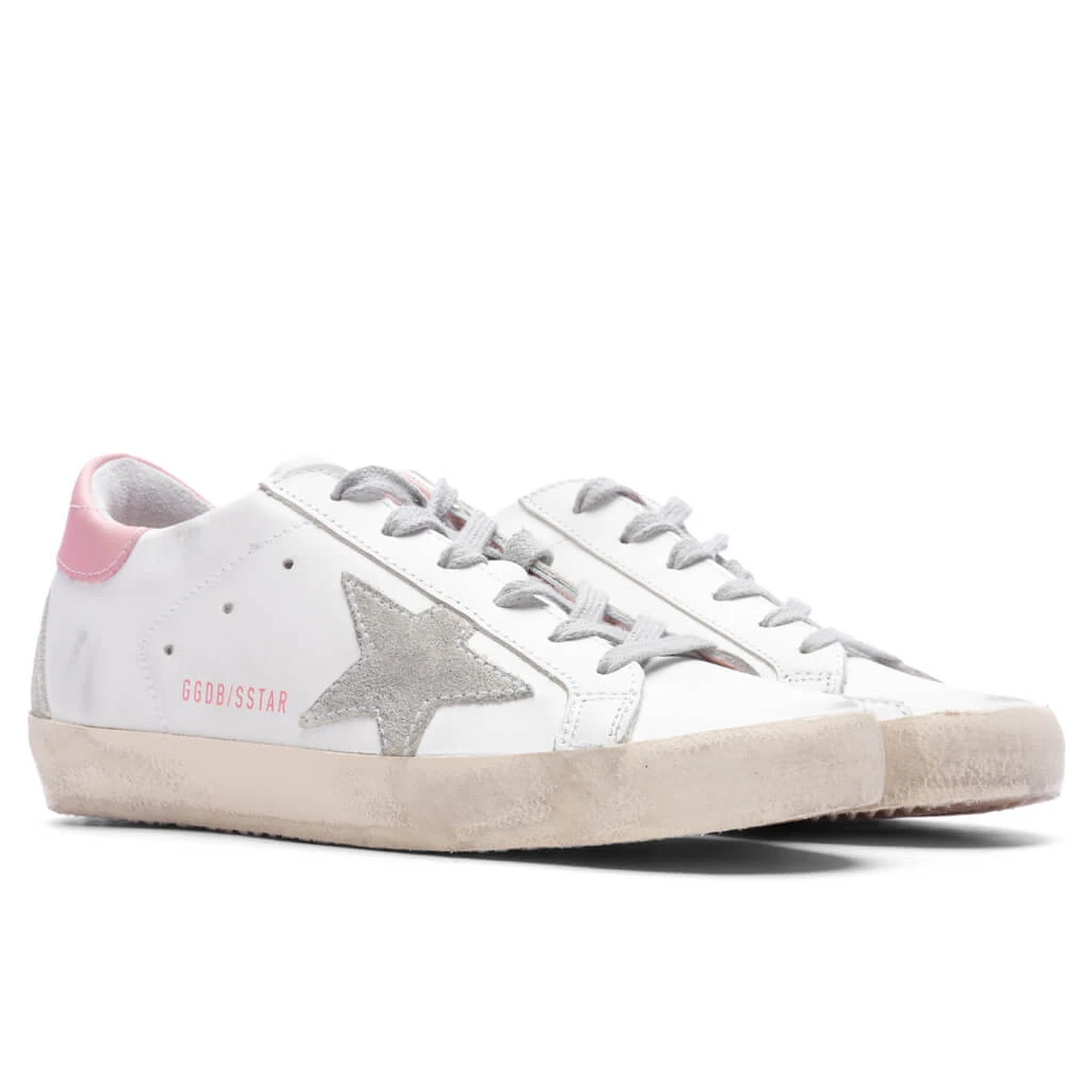 Golden Goose Women's Super-Star Sneakers - White/Ice/Light Pink 2 Golden Goose Women's Super-Star Sneakers - White/Ice/Light Pink - Image 2