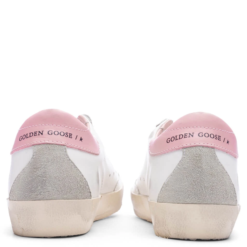 Golden Goose Women's Super-Star Sneakers - White/Ice/Light Pink 3 Golden Goose Women's Super-Star Sneakers - White/Ice/Light Pink - Image 3
