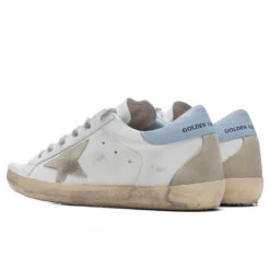 Golden Goose Women's Super-Star Sneakers - White/Ice/Powder Blue 6 Golden Goose Women's Super-Star Sneakers - White/Ice/Powder Blue -Best Shoes Shop Golden Goose Women s Super Star White Ice Powder Blue GWF00102.F002569.10588 11 28 2021 01 3