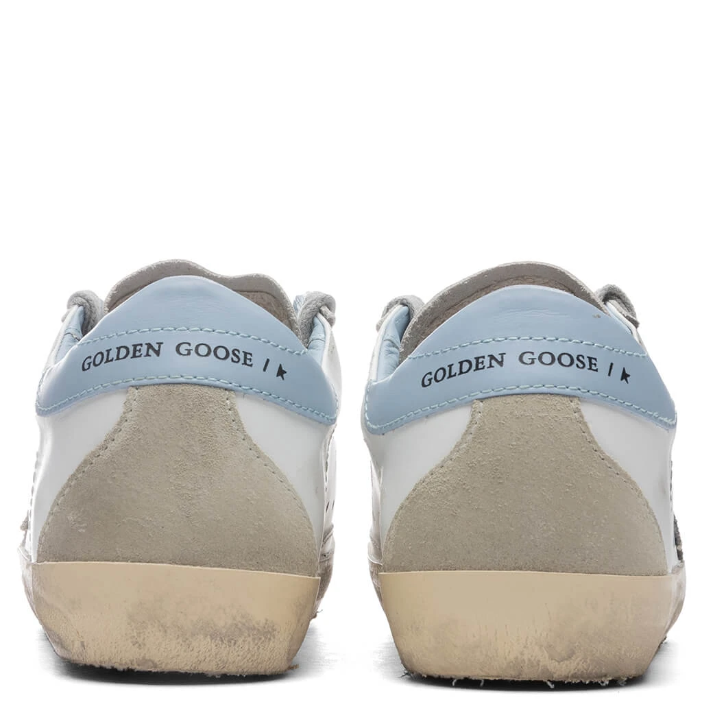 Golden Goose Women's Super-Star Sneakers - White/Ice/Powder Blue 4 Golden Goose Women's Super-Star Sneakers - White/Ice/Powder Blue - Image 4